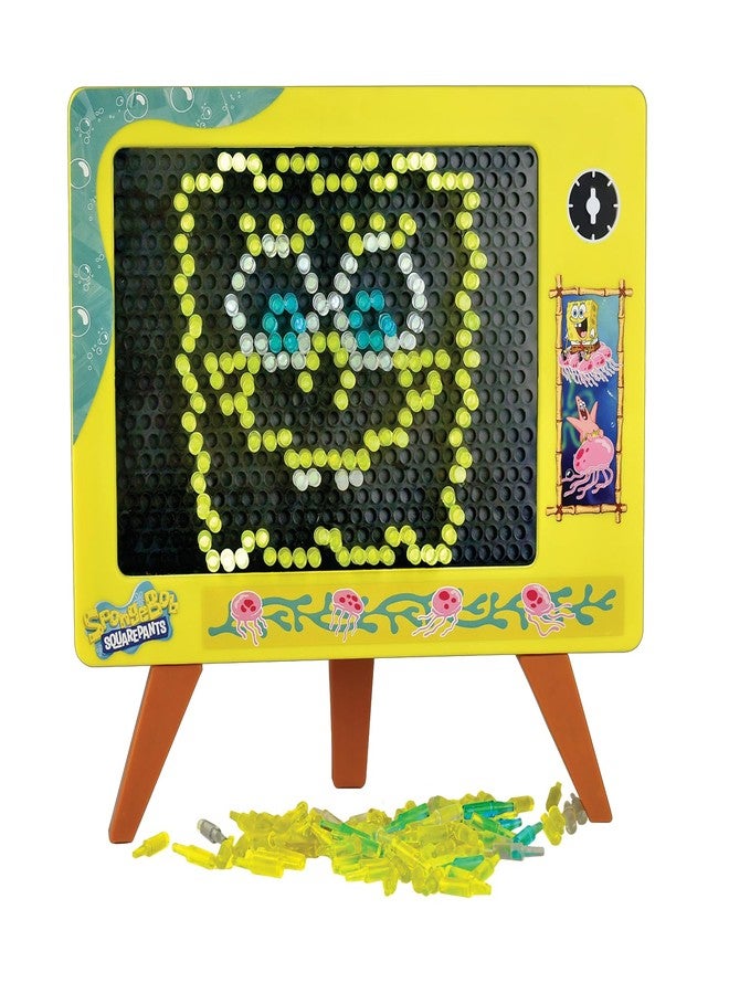 Well Played Spongebob Squarepants Light Board - Interactive Toy for Kids - Spongebob Themed Fun Activity for Constructive and Creative Play - Ages 6 - Image 1